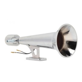 Yosoo 150DB Silver Horn, Super Loud Trumpets, Silver Horn for Vehicle, Boat, Train, Truck, RV, Yacht, Metal ABS, 240mm