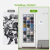 Unjumbly Baseball Hat Rack, 24 Pocket Over-The-Door Hat Organizer with