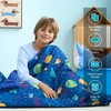 JOIEDOMI Toddler Nap Mat with Pillow & Blanket 55''*30'' for
