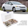 60Pcs U Nut Clip Kit Strong Rust Resistance High Elasticity