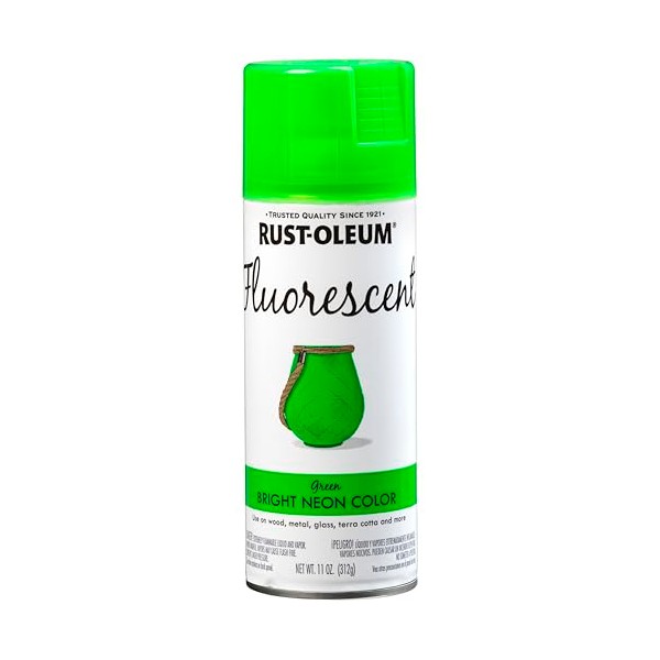 Rust-Oleum Rust-Oleum 342417 Specialty Fluorescent Spray Paint, 11 oz, Green