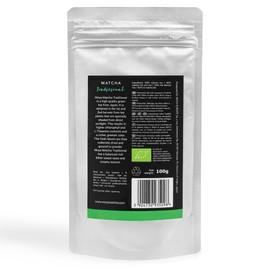 Moya Matcha Organic Tea Green Powder | 100g Traditional Grade (II) | Perfect for Drinking with Water, Lattes, Smoothies & Lemonades