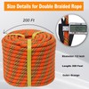 Double Braided Arborist Rope - 1/2 Inch x 200 Feet