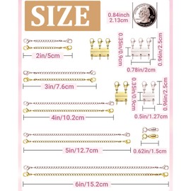 Set Aus Mehrlagigen HalskettenverschlüSsen Und KettenverläNgerungen, Magnetische SchmuckverschlüSse In Gold Und Silber, Perfekt FüR Mehrlagige Halsketten FüR Damen