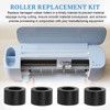Rubber Roller Replacement for Cricut Maker, 8 Pcs Rollers and