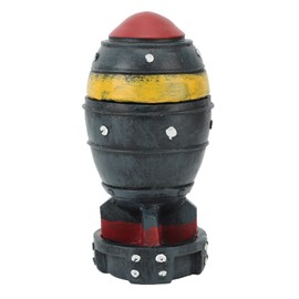 Atomic Bomb Storage Box, Decorative, Lightweight, Lifelike Mini Ornament Storage Container Made of Resin with Sturdy Base for Bookshelf