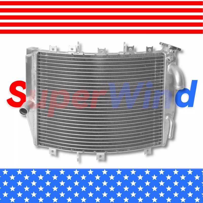 SuperWind for Radiator 2004-2005 Kawasaki Ninja ZX10R ZX1000C New Aluminum