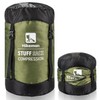 HIKEMAN Compression Sack, 50% More Storage! 12L/19L/32L/46L/53L Compression Stuff Sack,
