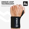 Stiff Wrist Wraps (22" Premium Quality) 56 cm for Powerlifting,