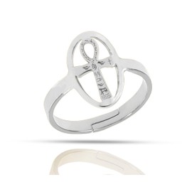 Only faith Witch Knot Ring for Women Adjustable Stainless Steel Triskele Talisman Celtic Magic Protection Adjustable Stainless Steel Not Applicable, Stainless Steel, Not applicable.