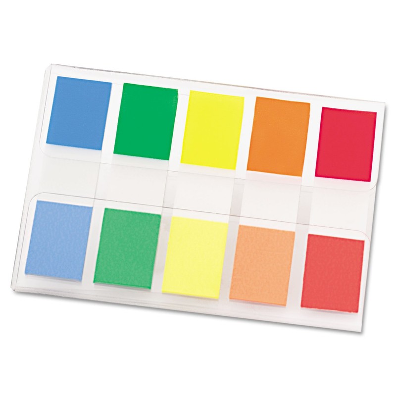 Post-it Flags in Portable Dispenser, 100 Flags/Pack, .47 in x