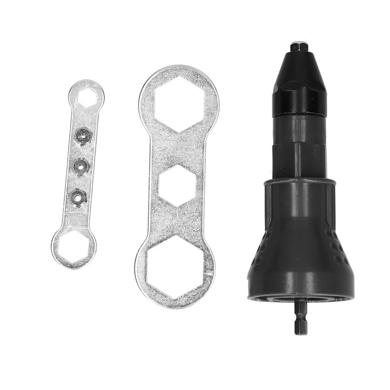 Electric Rivet Nut Gun Drill Adapter Cordless Riveting Adaptor Power