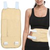 Castor Oil Pack Wrap Reusable Castor Oil Pack Kit, Adjustable