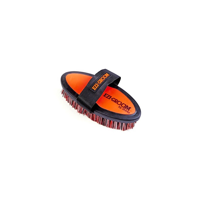Shires 1405 Ezi-Groom Small Body Brush: Orange