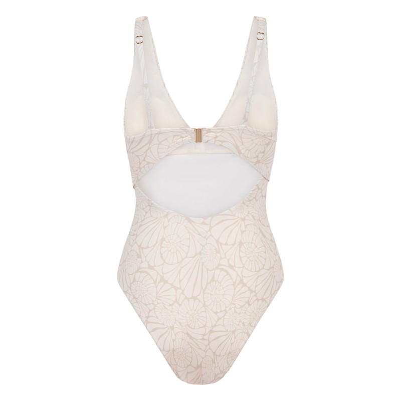 Hunkemöller Caicos Shaping Badeanzug - Fog - XL