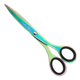 Läufer 87225 Multi-Function Scissors Design Universal Scissors Titanium Coated Coloured for Right-Handed Users