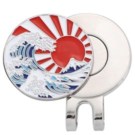Don Flyee E0004 Golf Marker Magnet Hat Clip Katsushika Hokusai 36 Views of Fugaku