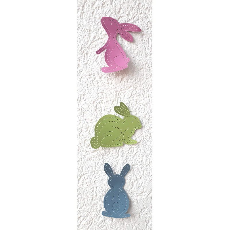 Familienmomente 10 craft sheets for tingling Easter (3 x rabbits,