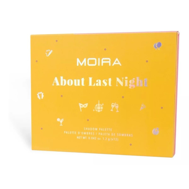 Moira Paleta De Sombras 12 Tonos About Last Night Moira