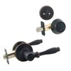 Designers Impressions Villa Design Oil Rubbed Bronze Entry Lever with