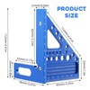 3D Carpenter's Square Multifunctional 22.5-90 Angle Measure Aluminium Alloy Measuring