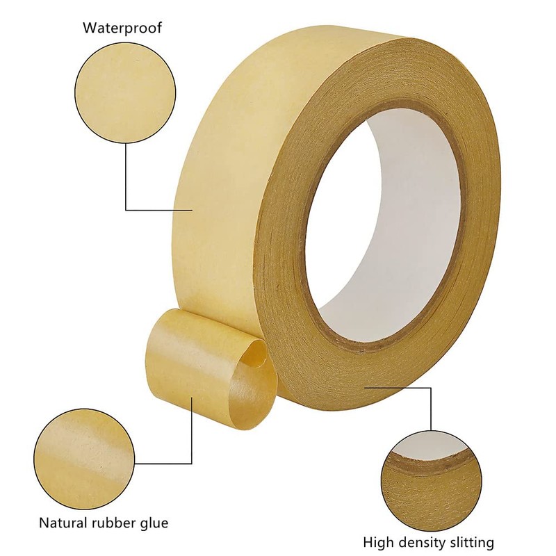 jimtinso Self Adhesive Picture Frame Backing Tape Rolls Kraft Brown