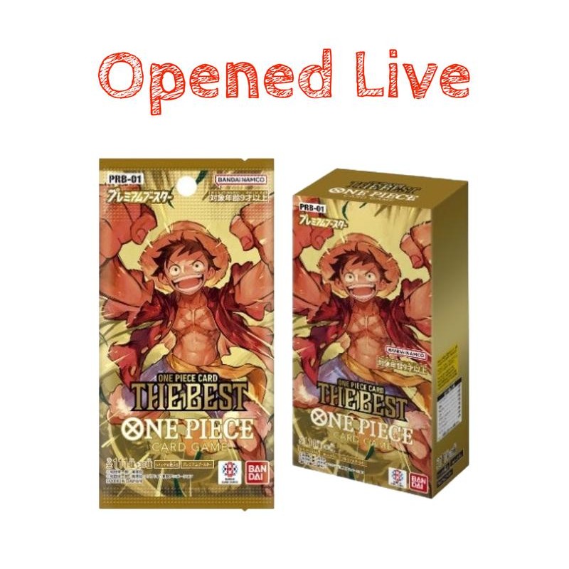 One Piece TCG PRB-01 Japanese Booster Box:_Live