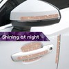 Gengki 10Pcs Car Door Handle Bling Rhinestones Stickers Universal Auto