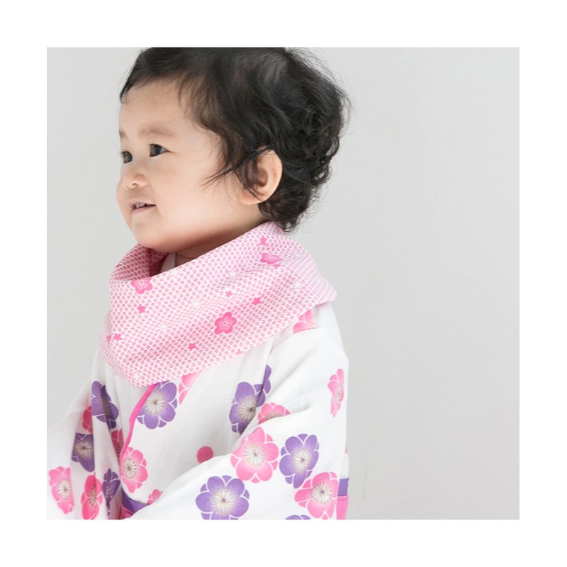Bib Style Baby Hakama Coverall Girl