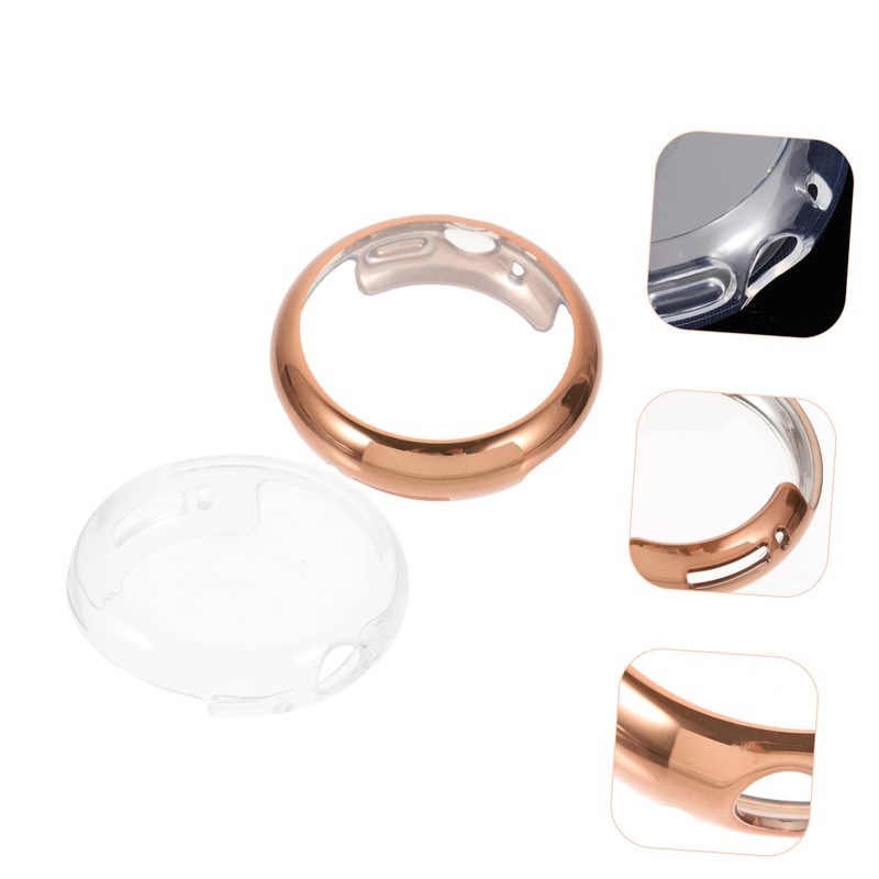 CAXUSD 2pcs Tpu Protective Case for Pixel Watch Full Coverage