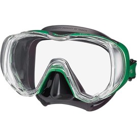 TUSA Tri-Quest Freedom Diving Mask Snorkel Adult Women - Energy Green/Black