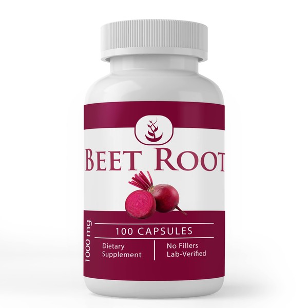 Pure Original Ingredients Beet Root, (100 Capsules) Always Pure, No Additives Or Fillers, Lab Verified