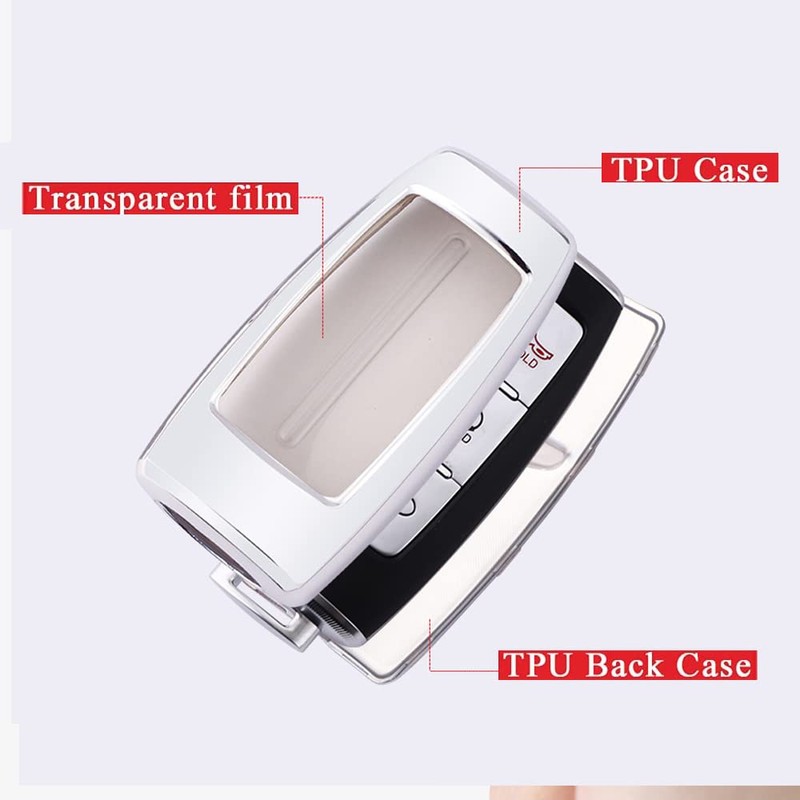 HIBEYO Key Case Cover Compatible with Hyundai Genesis GV80 GV90