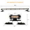 ASPL 38.5" 78 LED Strobe Light Bar Double Side Flashing