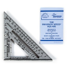 Swanson Tool Co., Inc SWANSON Tool Co S0101 7 Inch Speed Square, Blue