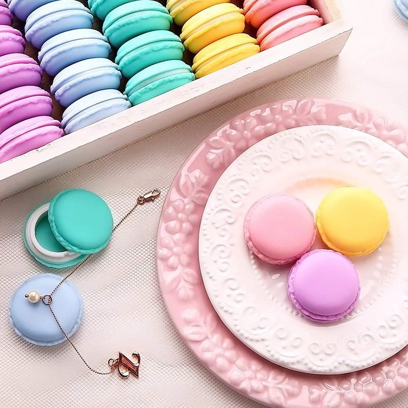 Onwon 6 Pieces Colorful Mini Trinket Jewelry Storage Box, Cute