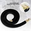 2 Pack Stanchions Post with Velvet Rope, Crowd Control Stanchions,