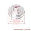 Kaittyoffice Timing Belt Belt Pulley 4 Slots A Type V
