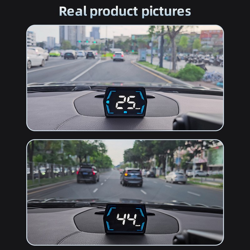 Head Up Display, GPS Speedometer Universal Car Heads-up Display 3