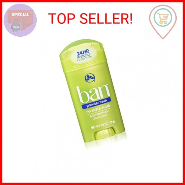 Does Not Apply Ban Deodorant 2.6 Ounce Invisible Solid Powder