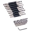 17pcs Hinge Drills Set Self Centering Door Drill Bit Kit