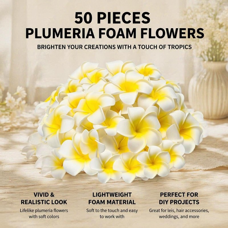 Hair Accessories Set - Plumeria Hair Clip - Leaf Clip