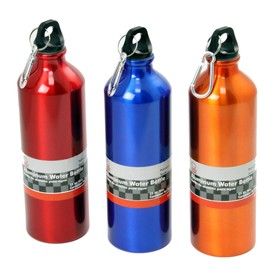 Chef Craft Select Aluminum Water Bottle, 25 Ounces, Color May Vary