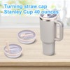 WUSJCOF Replacement Lid for 40 oz Cups, Reusable Leak-proof and