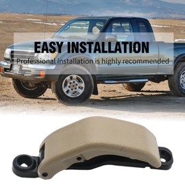 VIKKSAER 2 PCS Rear Quarter Glass Window Latch, Replacement for Toyota Pickup Hilux 1989-1997 Tacoma 1989-1999 (Brown)