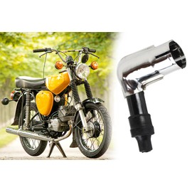 Spark Plug Plug, 5K Ohm, 90° Angled, Interference Proof for Simson S50 S51 S70 SR50 KR51 SR4, MZ ES ETS TS ETZ, AWO Touren Sport