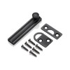 Solid Brass Surface Bolt, Heavy Duty Concealed Slide Surface Door