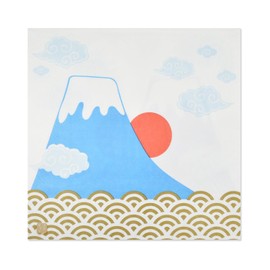 FRONTIA Designed Paper Napkins, Mt. Fuji, 3-Ply 10 pcs per 1 Pack, Fold Disposable Decorative Lunch Dinner Napkins, for Wedding Tea Bridal Baby Shower Tableware Party (6 Packs, Bulk Pack)