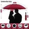LLanxiry Compact Travel Umbrella Small Inverted Umbrellas for Rain Portable