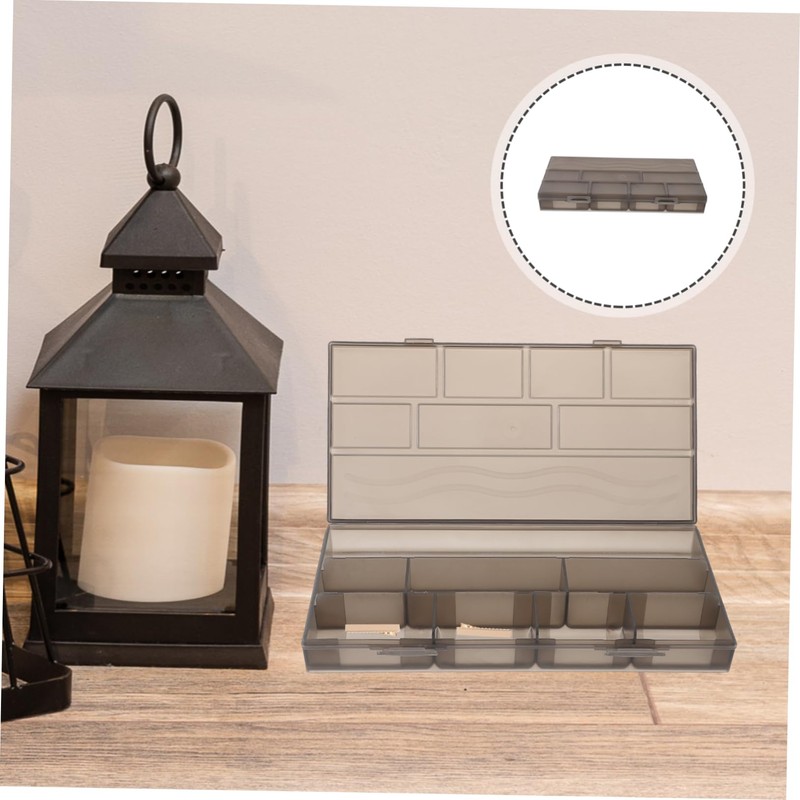 WOONEKY 1pc Hair Storage Box Comb Clip Container Styling Tool